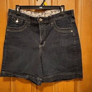 Lee Women's Deep Indigo Jean Shorts